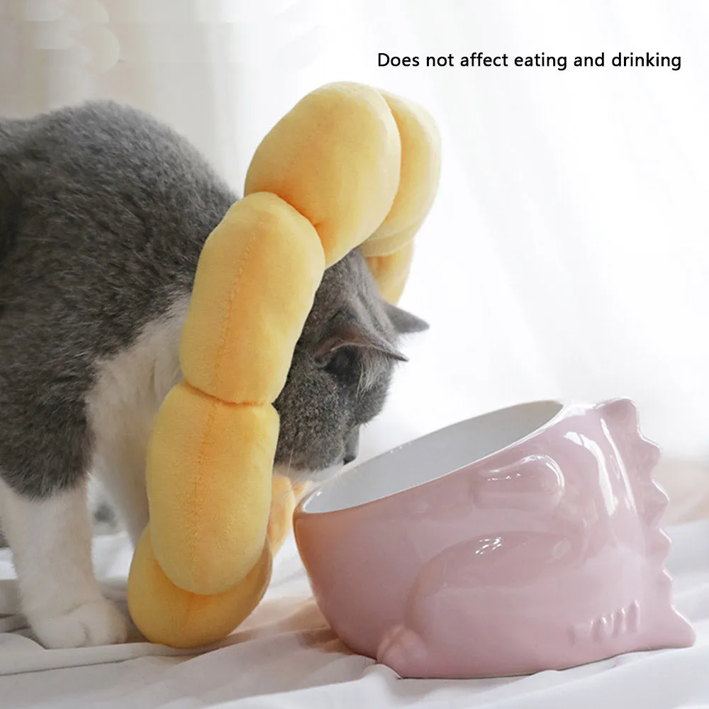 PAWS ASIA Wholesale High Quality Multiple Sizes Cute Round Elizabethan Collar Pet Dogs Cats