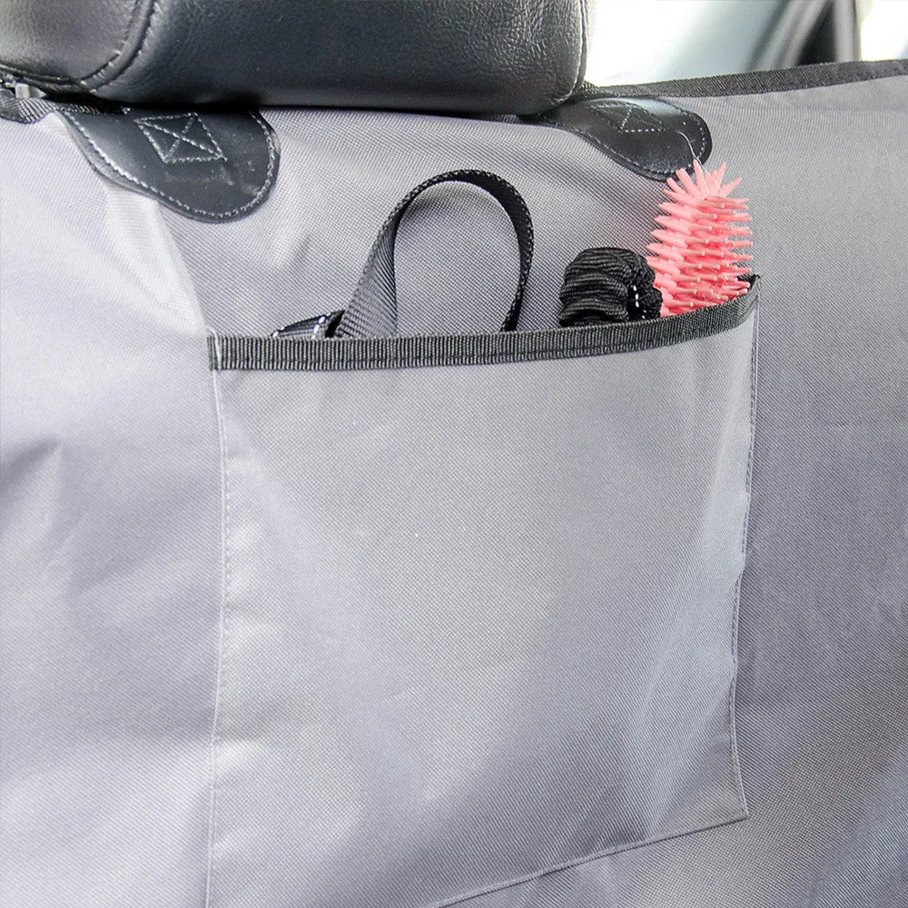 Pet Car Seat Hammock Cover - Grey