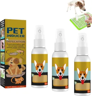 Pet Training Spray, Dog Potty Training Spray, Pet No-Go & Puppy Potty Training Spray, Attract Dog to Pee in One Spot, Training Corrector for Puppies & Dogs for Indoor & Outdoor Use