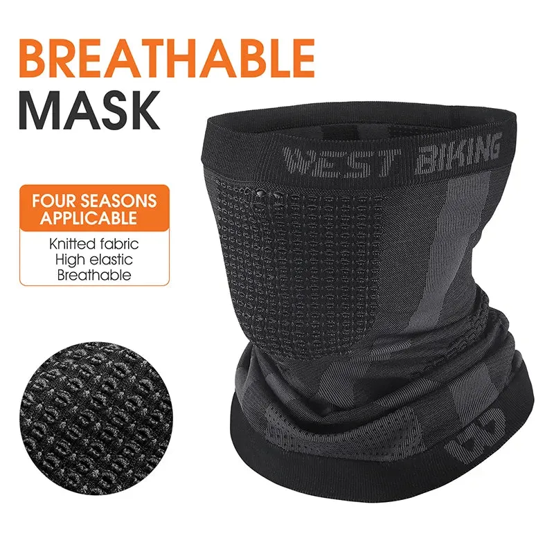 Sport Scarf Knitted Breathable Cycling Headwear Outdoor Running Dustproof Windproof Bicycle Balaclava