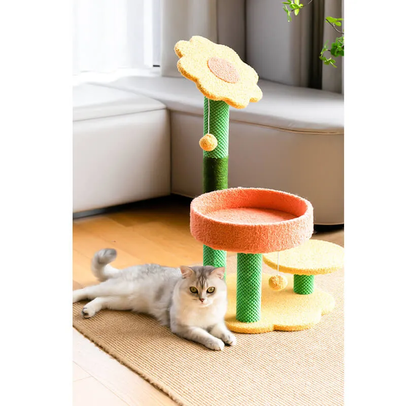 Sunflower Cat Tree
