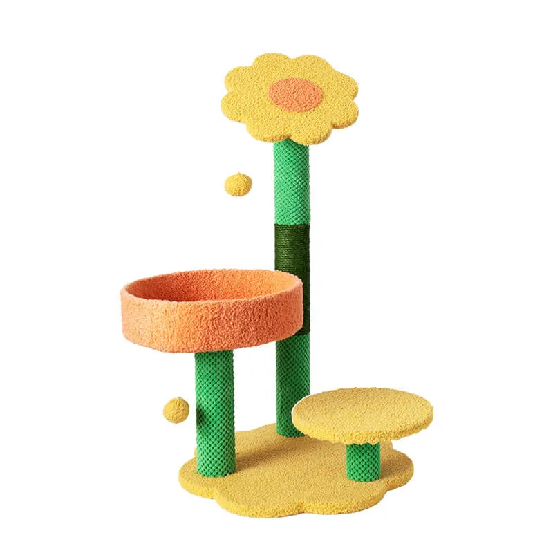 Sunflower Cat Tree