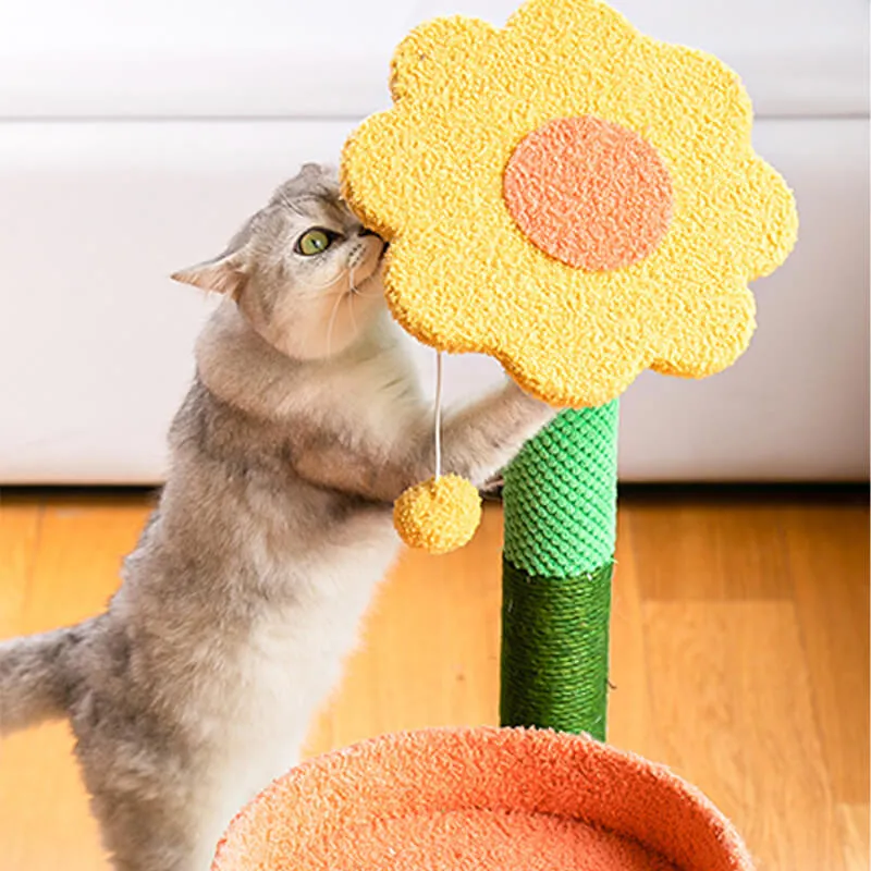 Sunflower Cat Tree