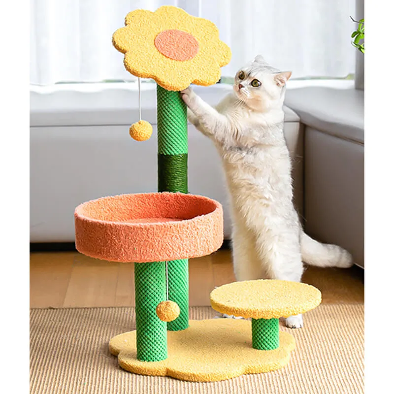 Sunflower Cat Tree