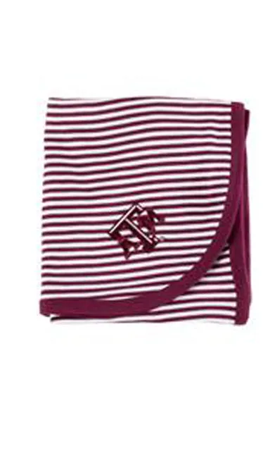 Texas A&M Stripe Infant Blanket