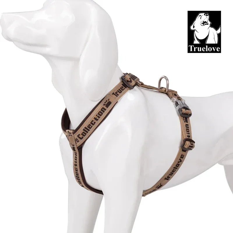Truelove Reflective No-Pull Dog Harness - Tactical Military Training Design with Neoprene Padding and Adjustable Comfort Mesh