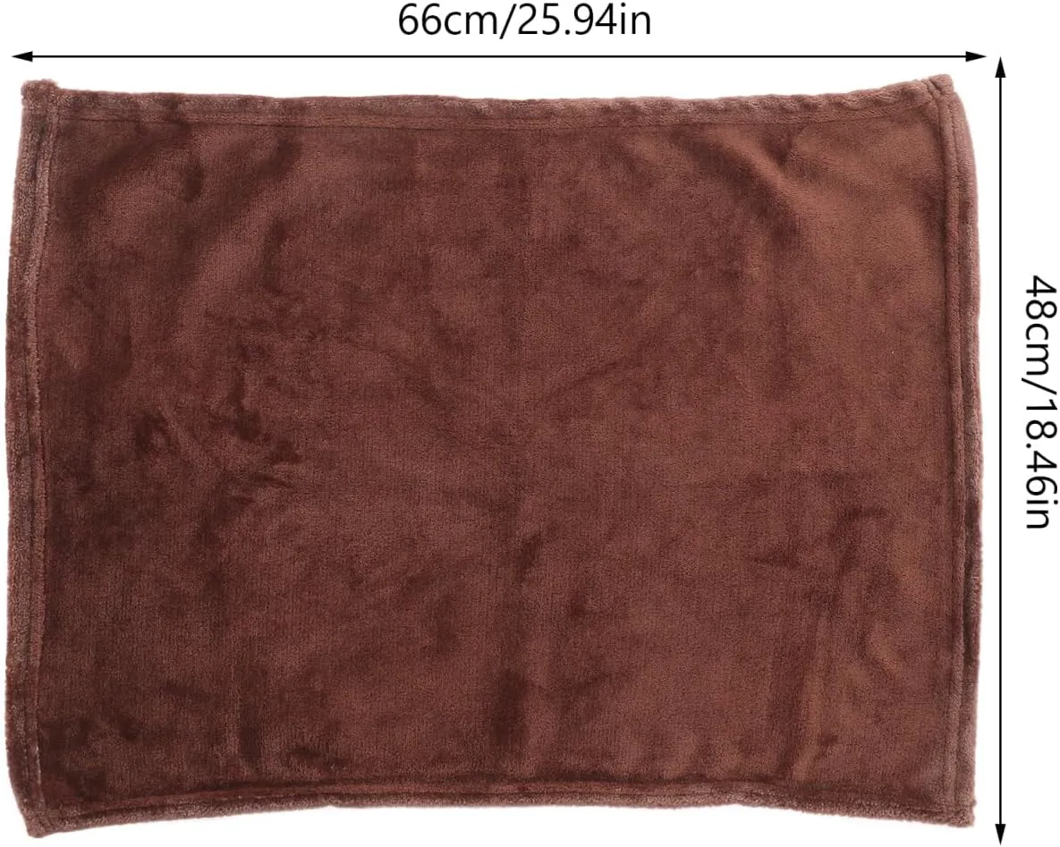 Unomor Cozy Flannel Fleece Pet Blanket Soft and Warm Multi-Functional Coffee 25.98 * 18.89 Inches Ideal for Dogs and Cats